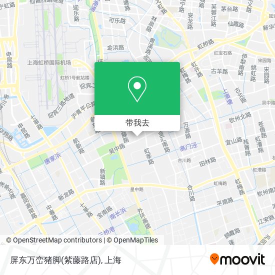 屏东万峦猪脚(紫藤路店)地图