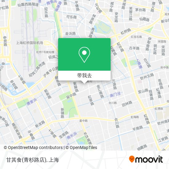 甘其食(青杉路店)地图