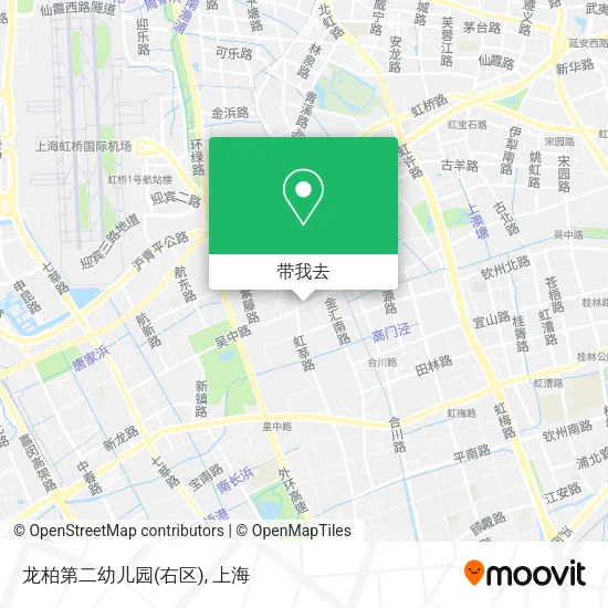龙柏第二幼儿园(右区)地图
