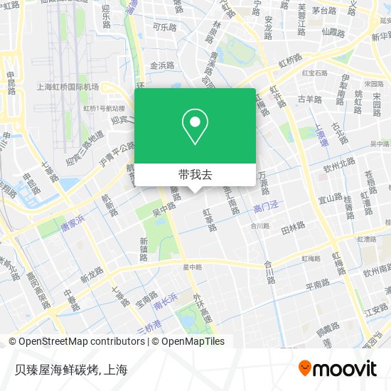 贝臻屋海鲜碳烤地图