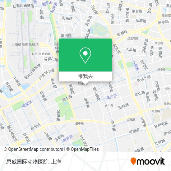 思威国际动物医院地图