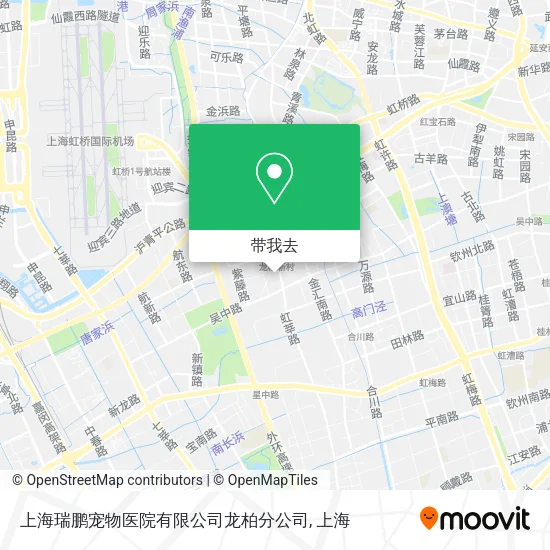 上海瑞鹏宠物医院有限公司龙柏分公司地图