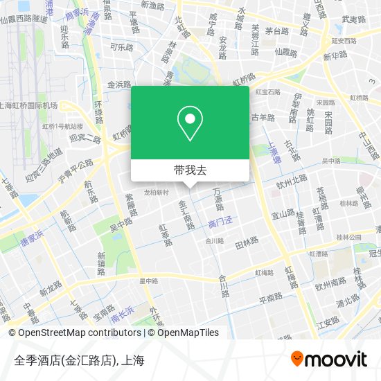 全季酒店(金汇路店)地图