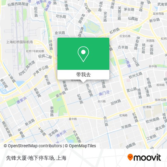 先锋大厦-地下停车场地图