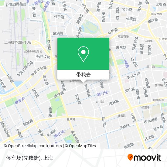 停车场(先锋街)地图