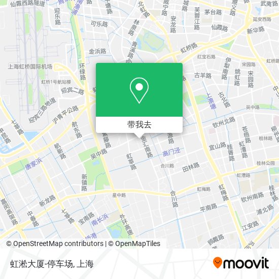 虹淞大厦-停车场地图