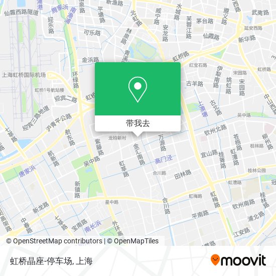 虹桥晶座-停车场地图