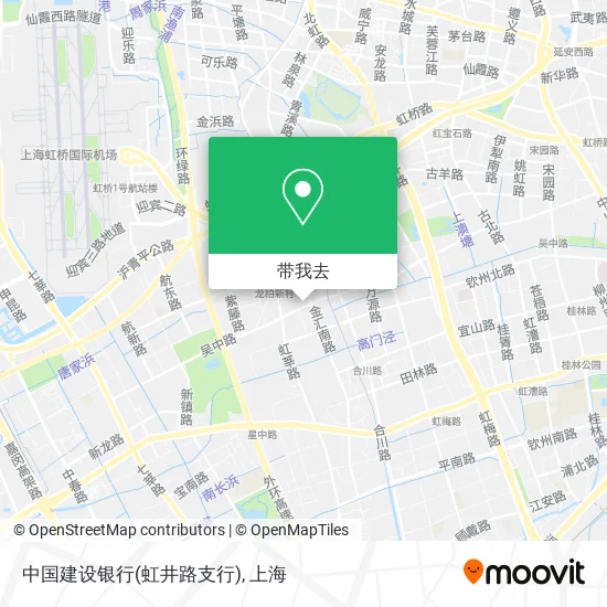 中国建设银行(虹井路支行)地图