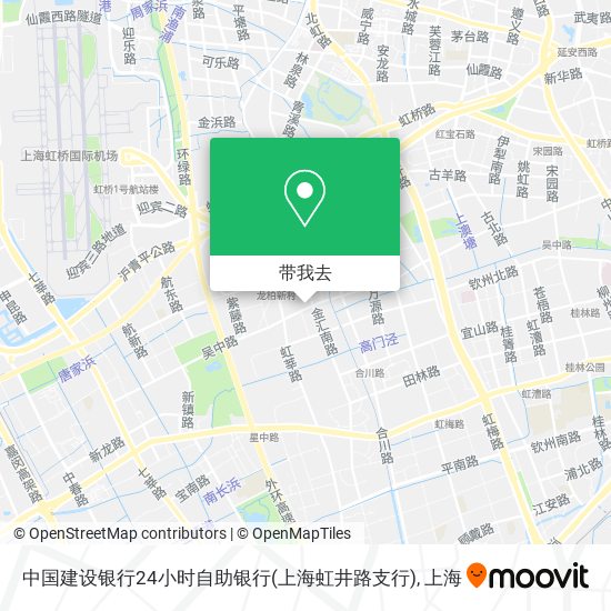 中国建设银行24小时自助银行(上海虹井路支行)地图