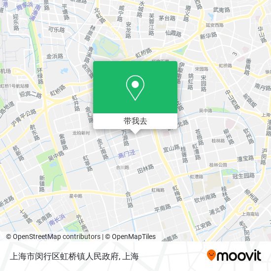 上海市闵行区虹桥镇人民政府地图