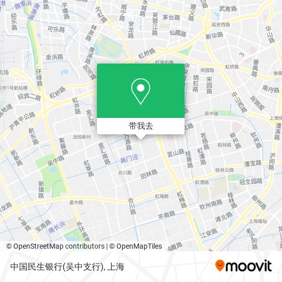 中国民生银行(吴中支行)地图