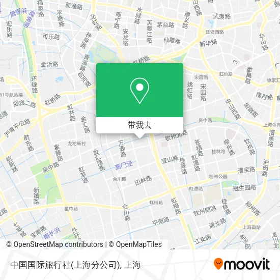 中国国际旅行社(上海分公司)地图