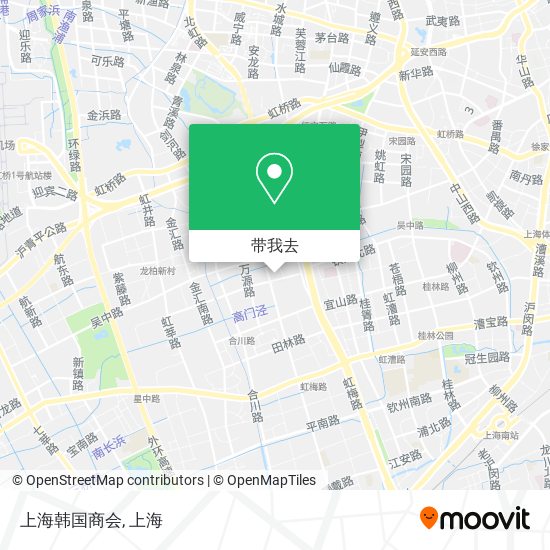 上海韩国商会地图