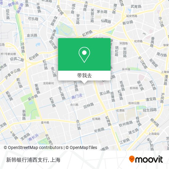 新韩银行浦西支行地图