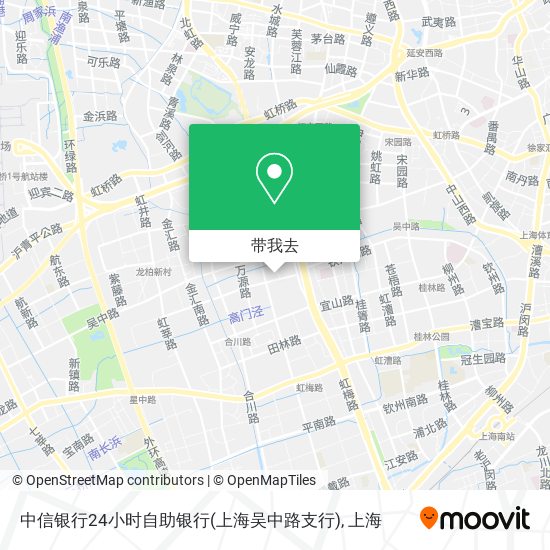 中信银行24小时自助银行(上海吴中路支行)地图