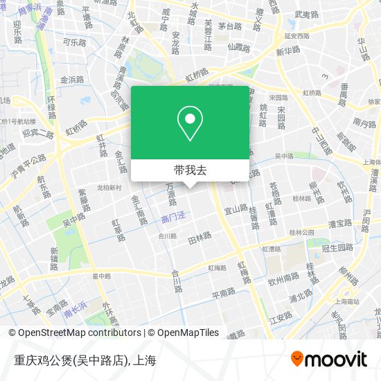 重庆鸡公煲(吴中路店)地图