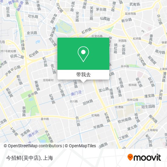 今招鲜(吴中店)地图