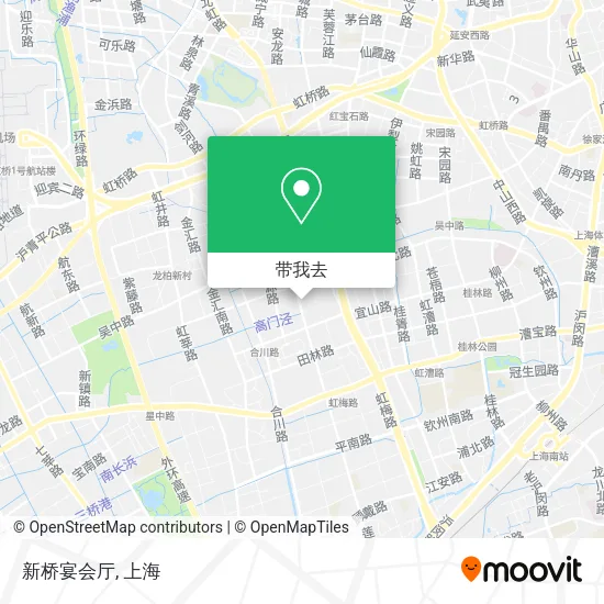 新桥宴会厅地图