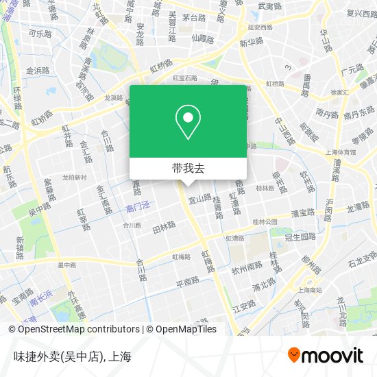 味捷外卖(吴中店)地图