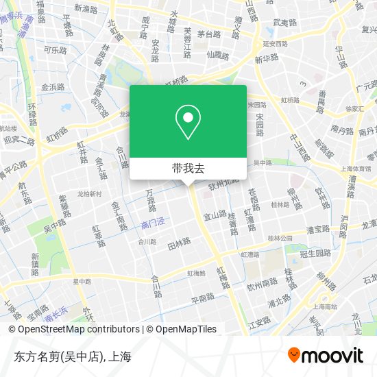东方名剪(吴中店)地图