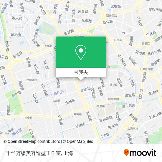 千丝万缕美容造型工作室地图