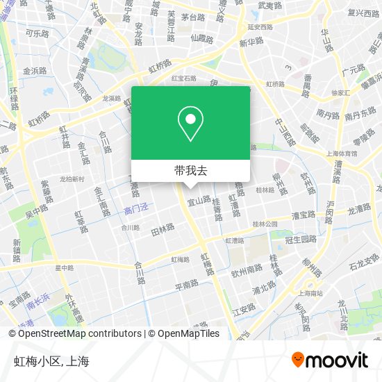 虹梅小区地图