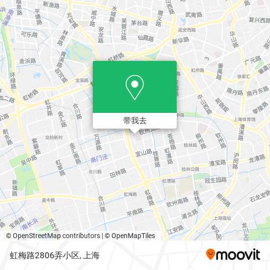 虹梅路2806弄小区地图