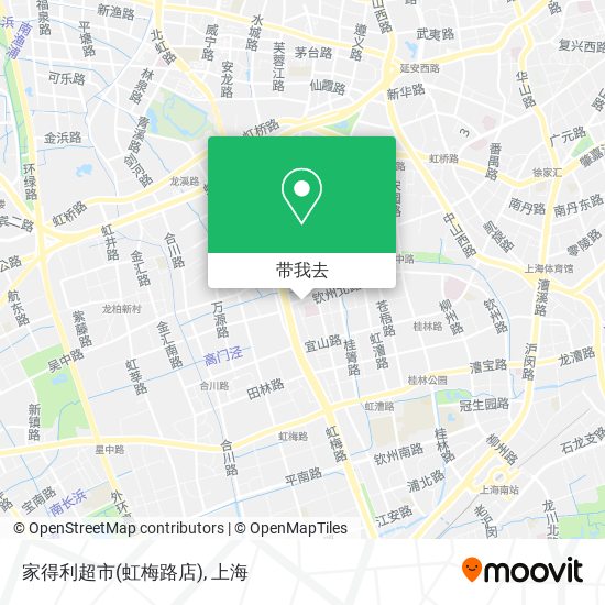 家得利超市(虹梅路店)地图