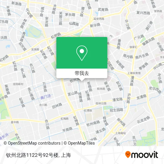 钦州北路1122号92号楼地图