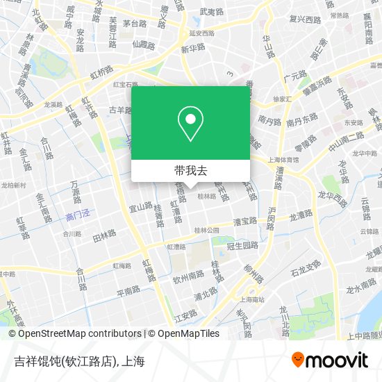 吉祥馄饨(钦江路店)地图