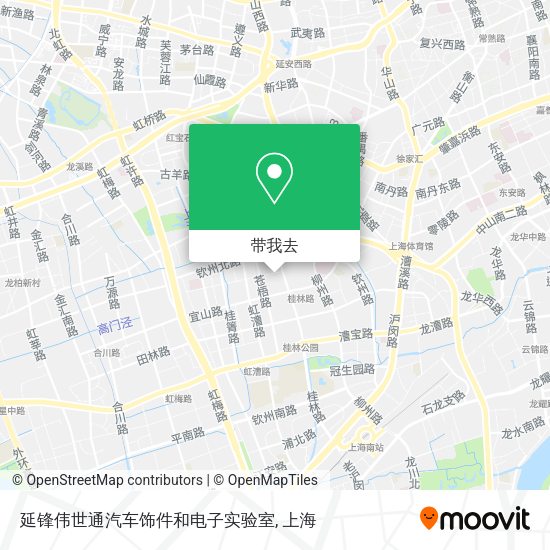 延锋伟世通汽车饰件和电子实验室地图