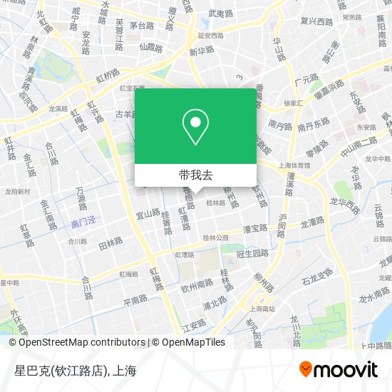 星巴克(钦江路店)地图