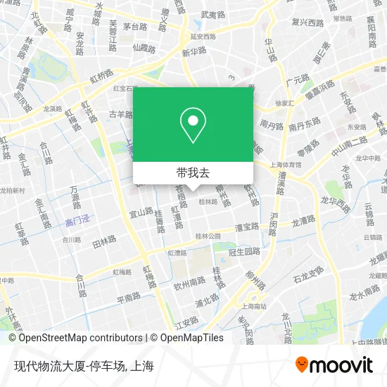 现代物流大厦-停车场地图