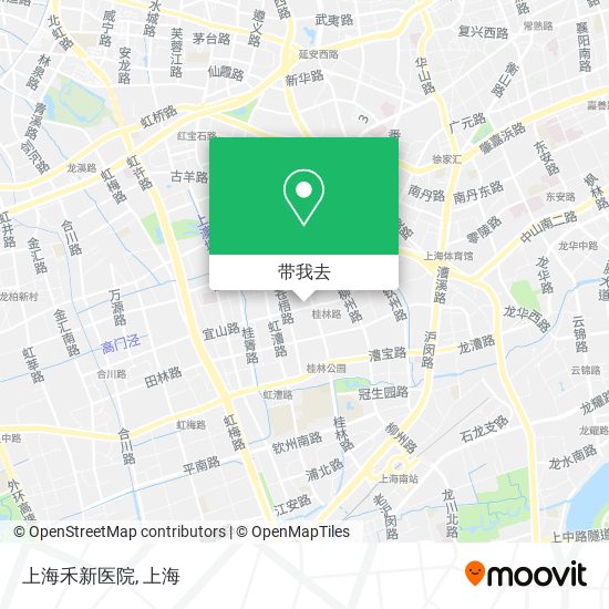 上海禾新医院地图