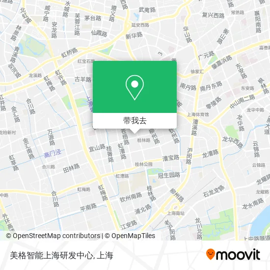 美格智能上海研发中心地图