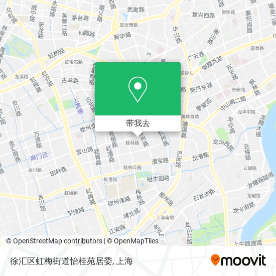 徐汇区虹梅街道怡桂苑居委地图