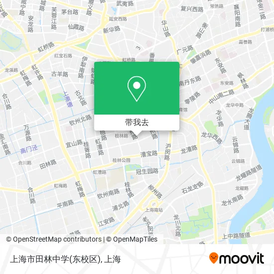上海市田林中学(东校区)地图
