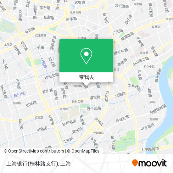 上海银行(桂林路支行)地图