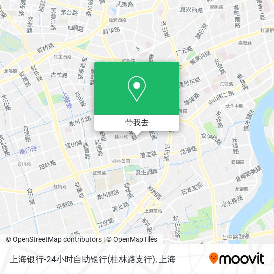 上海银行-24小时自助银行(桂林路支行)地图