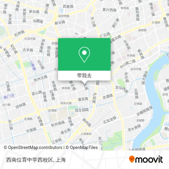 西南位育中学西校区地图