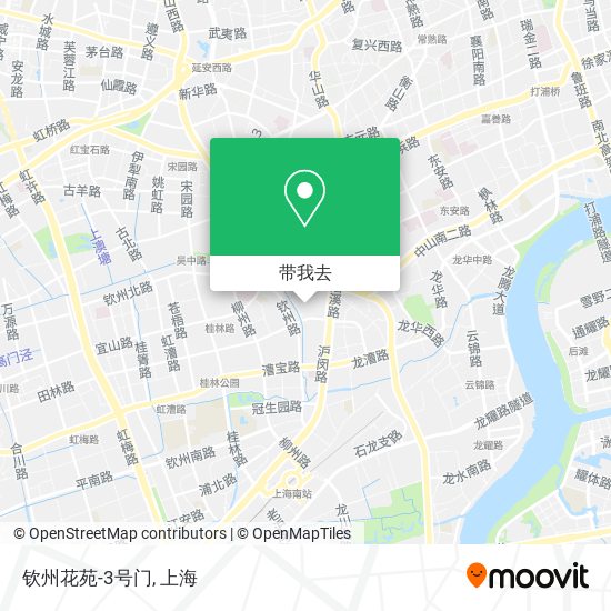 钦州花苑-3号门地图