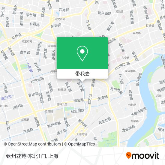 钦州花苑-东北1门地图
