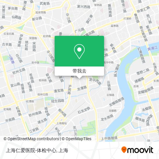 上海仁爱医院-体检中心地图