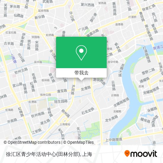 徐汇区青少年活动中心(田林分部)地图
