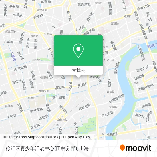 徐汇区青少年活动中心(田林分部)地图