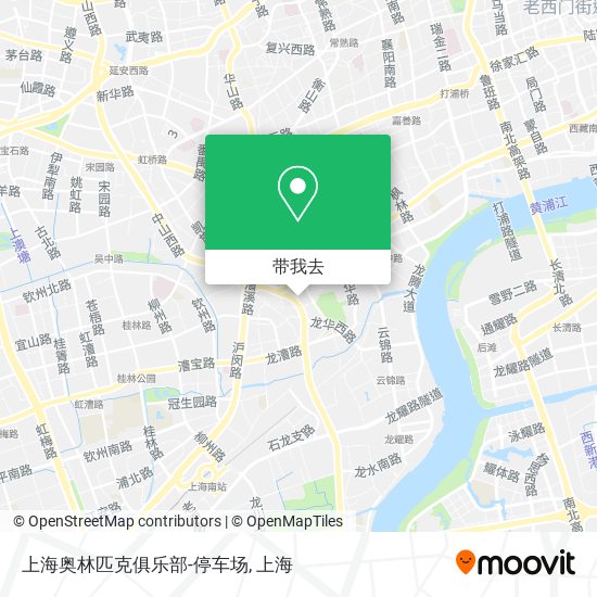 上海奥林匹克俱乐部-停车场地图