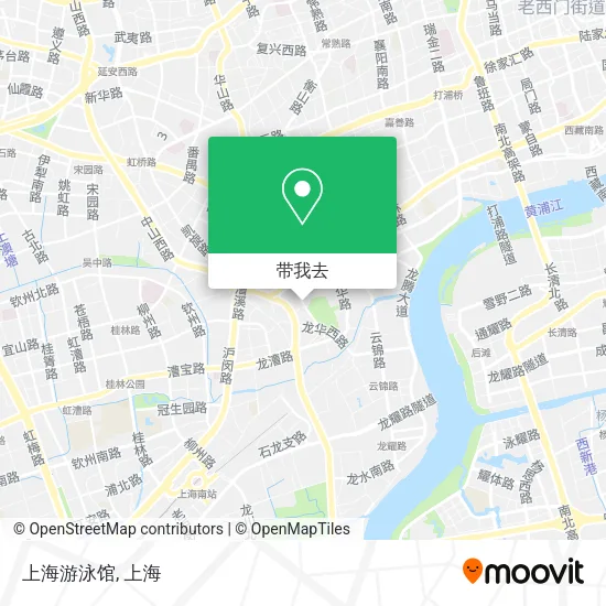 上海游泳馆地图