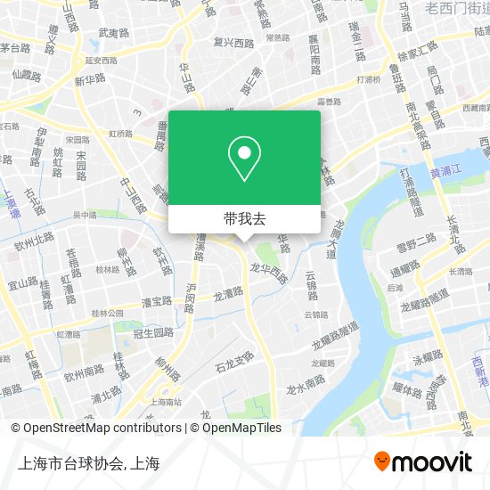 上海市台球协会地图