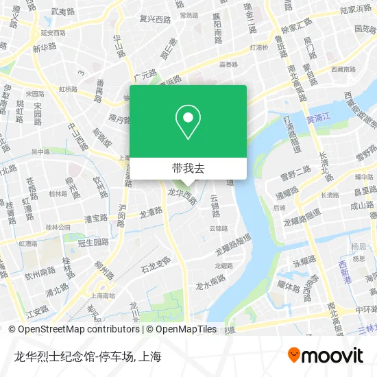 龙华烈士纪念馆-停车场地图