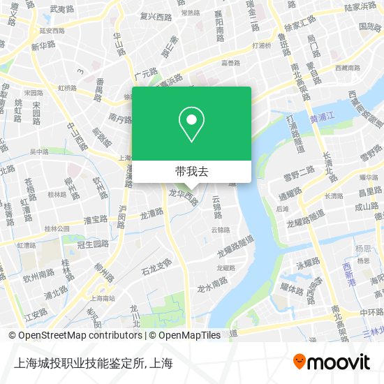 上海城投职业技能鉴定所地图
